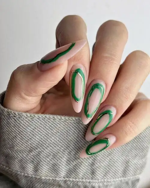 Chic and Trendy Manicures! Transform Your Look with Forest Green Nails format,webp - Chic and Trendy Manicures! Transform Your Look with Forest Green Nails